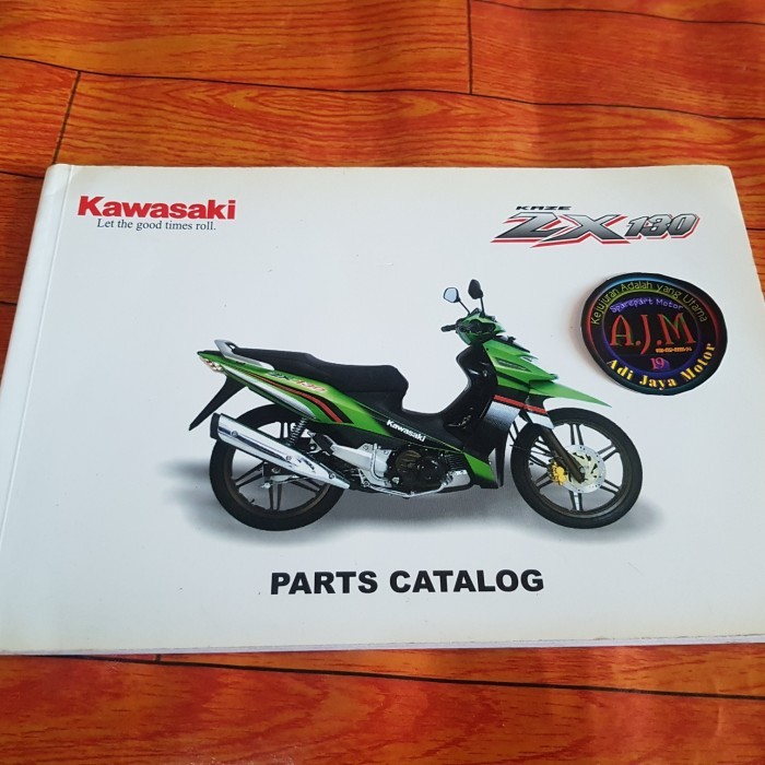 Buku Part Katalog Catalog Copian Kawasaki Kaze Zx130 Zx 130 Termurah Langka
