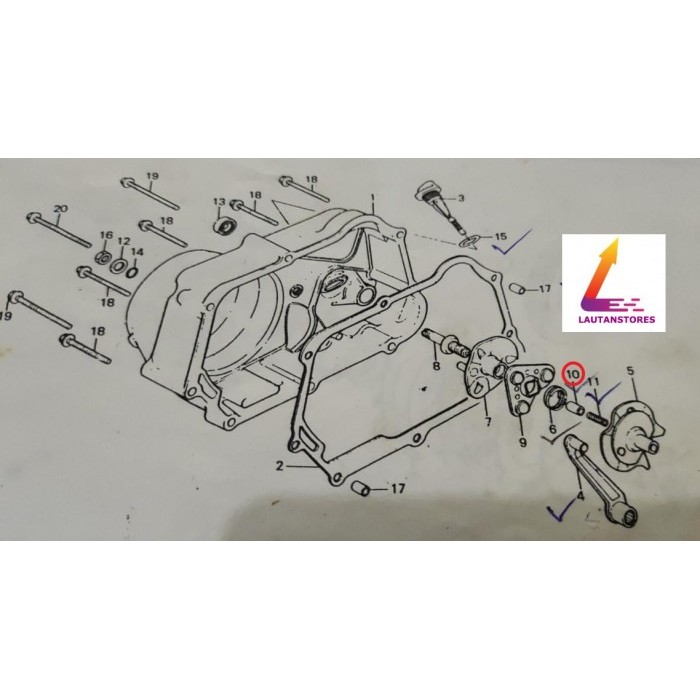 25551-918-007 Through Oil C700 A800 Bos Stud C700 A800 Termurah Langka