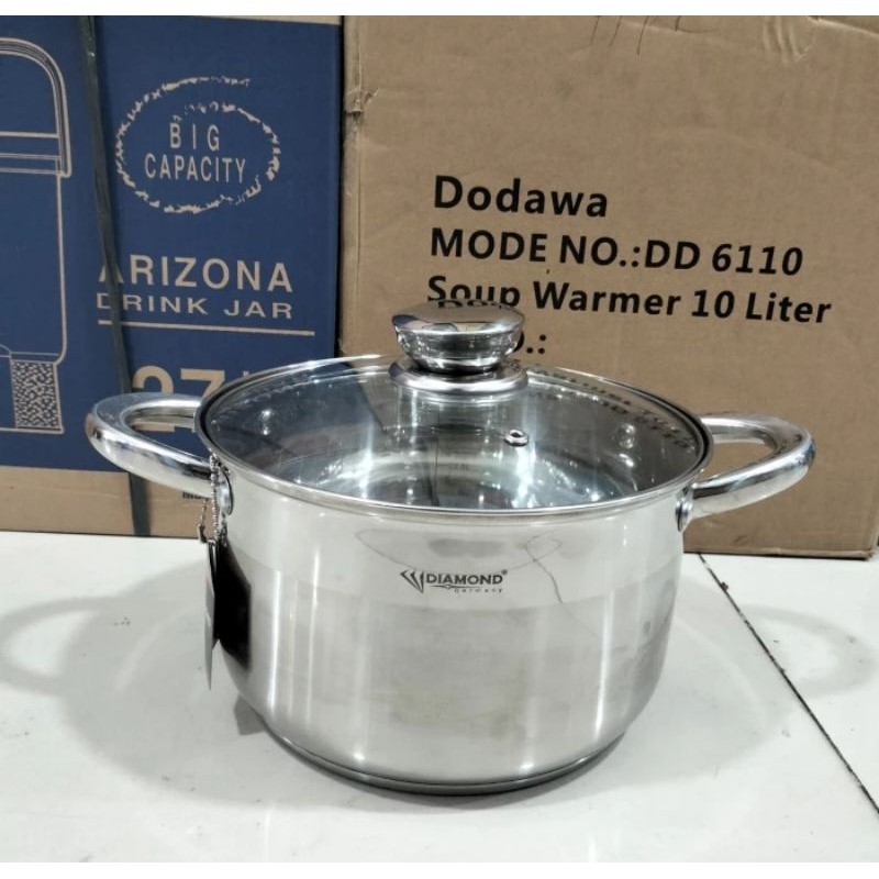 PANCI INDUKSI STAINLESS 24 CM / PANCI STAINLESS TEBAL DIAMOND