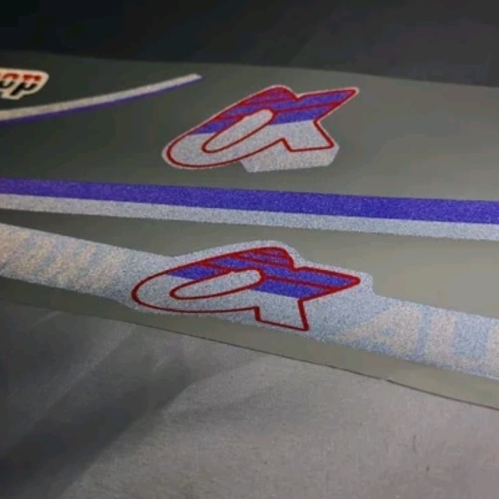 Striping Sticker Yamaha Alfa 88 Biru Pastel Bahan 3M Copy Ori Termurah Langka