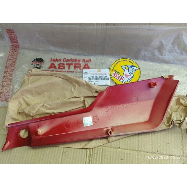 Cover Body Samping Depan Box Tutup Aki Honda Win Win100 Win 100 Original Ori Termurah Langka