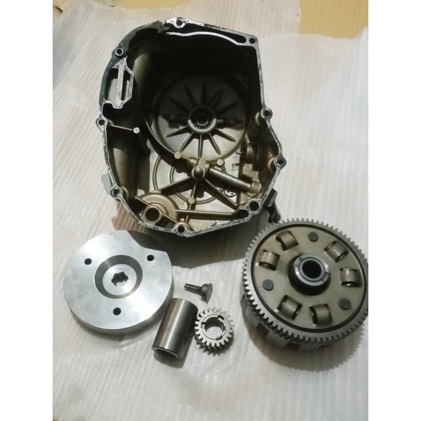 Blok Kopling Set Rumah Kopling Shogun 125 Sp Old Arashi Original House Kopling Set Blok Bak Kopling 