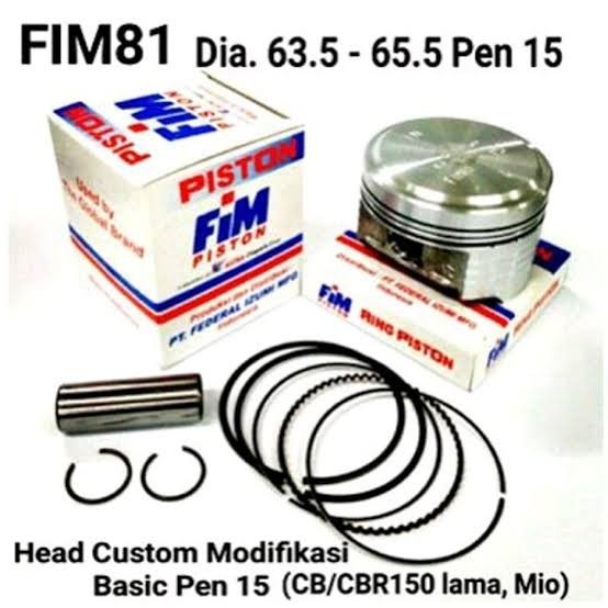 Original Piston Fim Fim81 Pen 15 Bahan Mentah Diameter 63.5 64 64.5 65 63.5Mm 64Mm 64.5Mm 65Mm Tiger