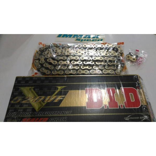 Rantai Did Japan Oring O-Ring 520Vf 520 Vf 120L 120 L Gold Racing Chain No Rk Takasago Kro 520Kro Xs