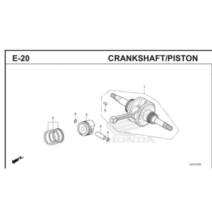 Key Woodruff Spi Magnet 4Mm Prima Grand Win Legenda Supra Xx 100 Fit Karisma Supra X 125 Revo Cub Or