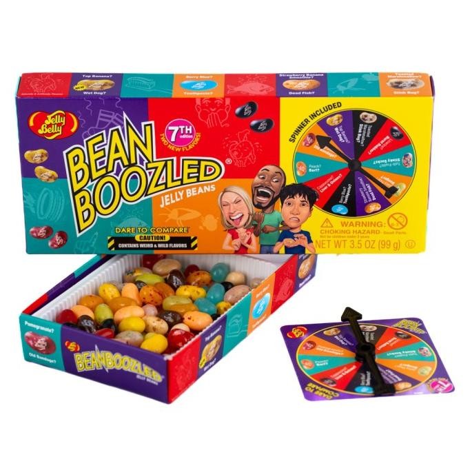 

TERBARU BEAN BOOZLED SPINNER JELLY BEANS CANDY 6TH 100GR !!!!!