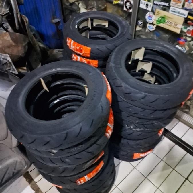 Sepasang Ban Tubless Maxxis Ring 10 350/10 Baru Produksi 2024 Untuk Vespa Px Sprint Excel Exclusive 