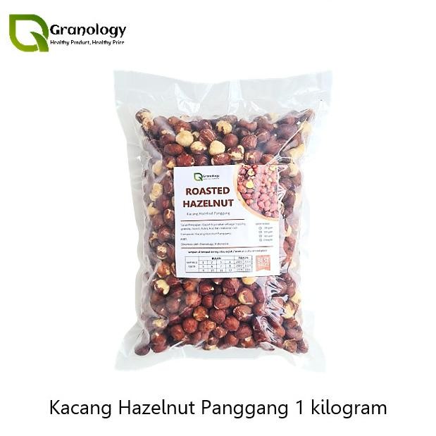 

TERBARU KACANG HAZELNUT OVEN / ROASTED HAZELNUT (1 KILOGRAM) BY GRANOLOGY !!!!!