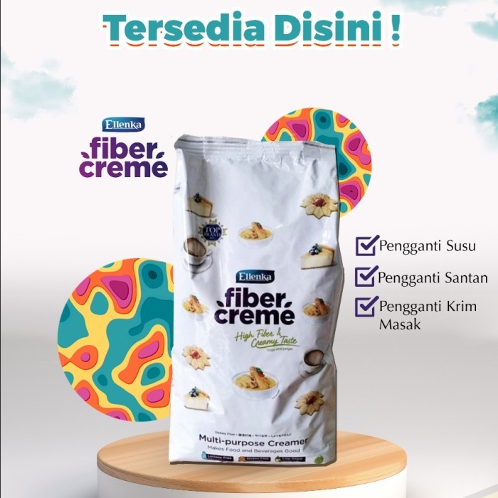 

(New) Fiber Creme Kemasan 1Kg/ Pengganti Santan Best Seller