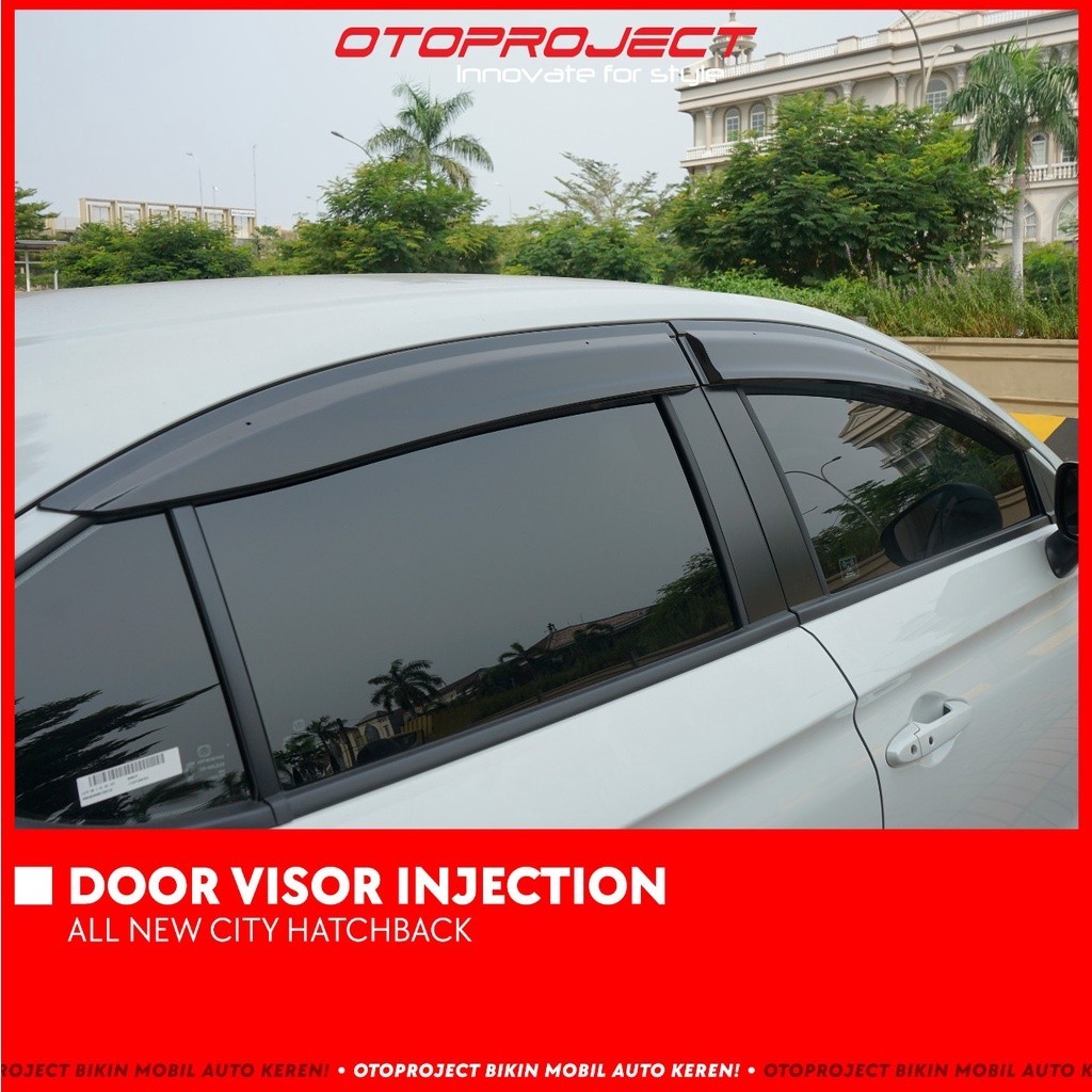 Otoproject - Door Visor A.N City Hatchback Injection Modulo Design | Talang Air City Hatchback