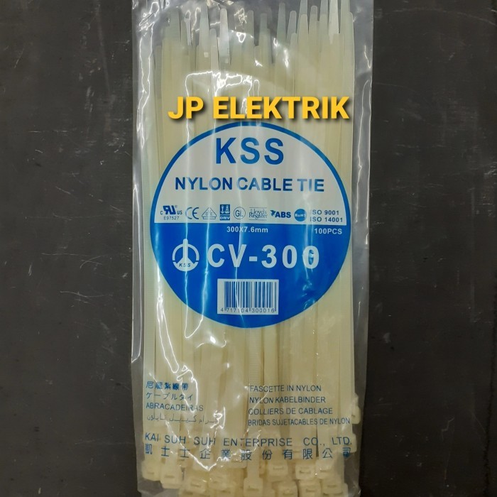 

Kabel Ties CV-300 Kabel Tis 30cm Kss