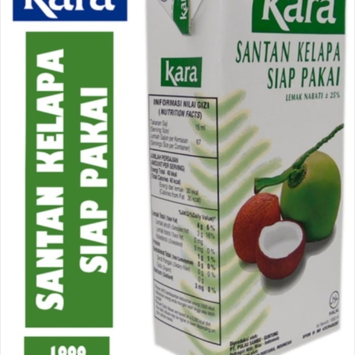 

Kara Santan Kelapa Siap Pakai 1000Ml Best Seller