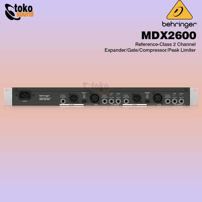 Promo Behringer Composer Pro Xl Mdx2600 V2 - 2 Channel Compressor Limiter
