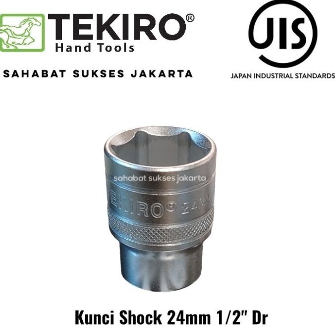 Produk Baru mata kunci shock 24 mm 1/2" Dr TEKIRO