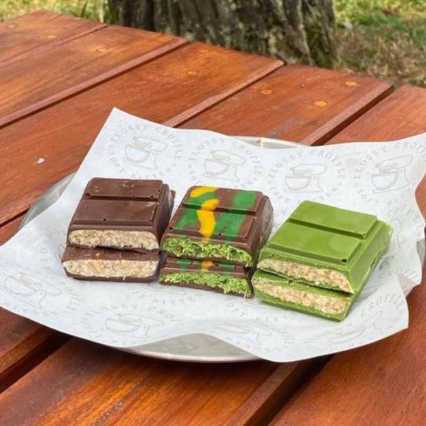 

NEW PRODUK CHOCOLATE KUNAFA PISTACHIO /TIRAMISU /CHEESE /MATCHA !!!!!