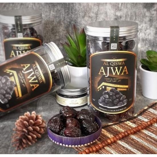 

KURMA AJWA AL QISWA PREMIUM 500 GR KURMA NABI ALQISWA TOPLES 500GR