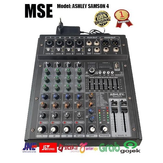Sale Mixer 4 Channel Ashley Samson 4 Original Garansi Resmi 1 Tahun