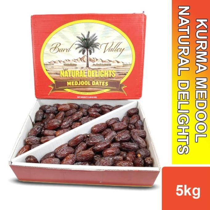 

Original Kurma Medjool Natural Delights Premium 5Kg - Medjool Jumbo Mawarmerahhhhh