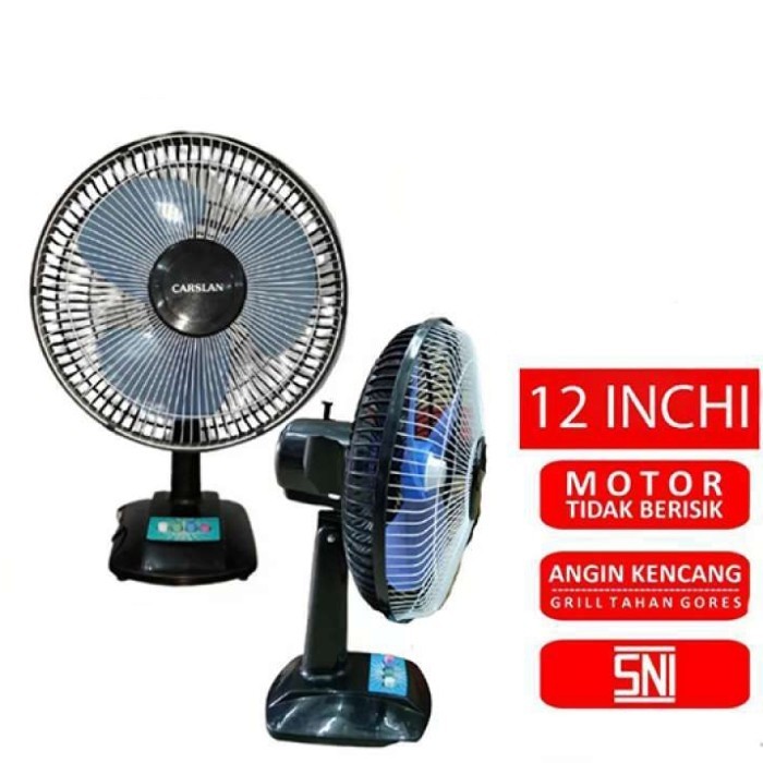 Carslan kipas angin duduk 12 inch/kipas angin meja/kipas angin duduk murah