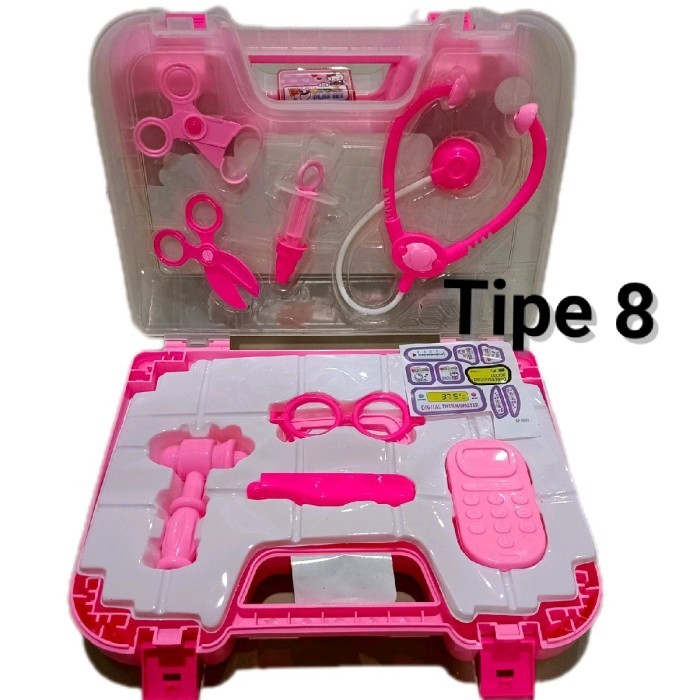MAINAN DOKTER BOX KOTAK ALAT DOKTER DOKTERAN HELLO KITTY