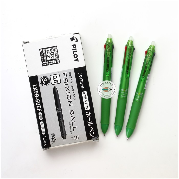 

PENA PILOT FRIXION 3 IN 1 0.5MM WARNA WARNI BISA DI HAPUS [ 1 BUAH ]