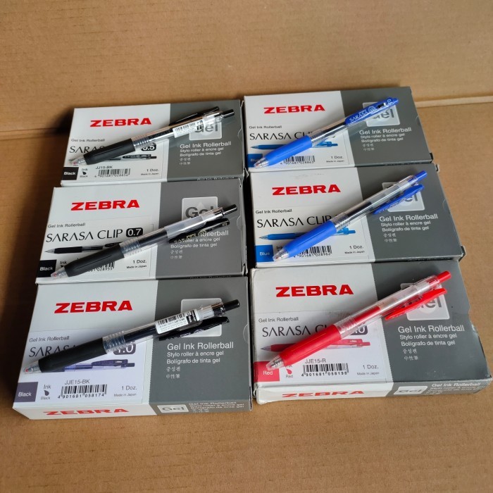 

BALL POINT PULPEN ZEBRA SARASA CLIP GEL