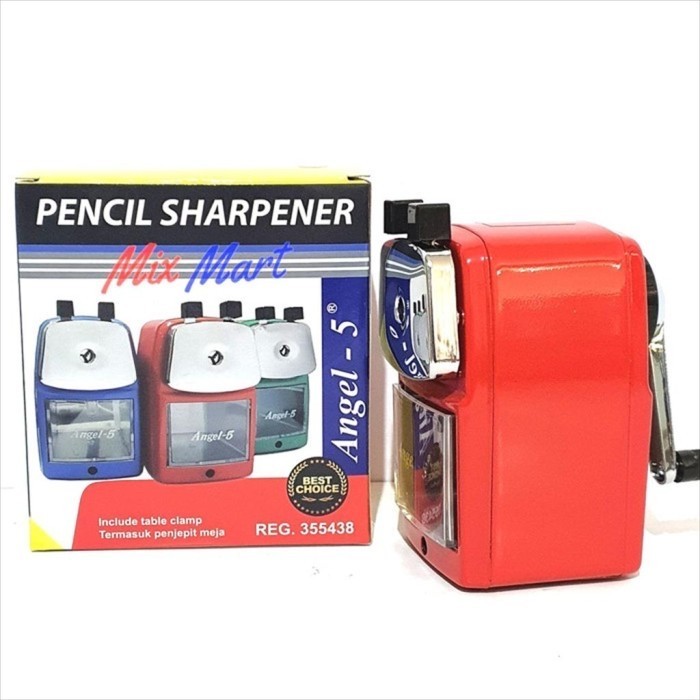 

SERUTAN PENSIL ANGEL 5 / PENCIL SHARPENER / RAUTAN PUTAR
