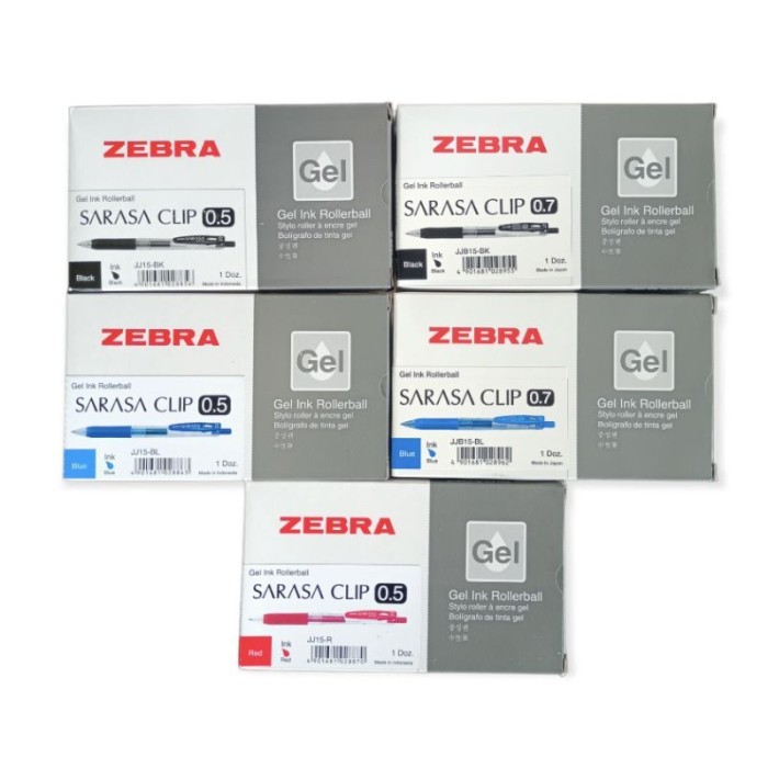 

PULPEN SARASA ZEBRA 0.5/0.7/1.0 (1PAK/12PCS)