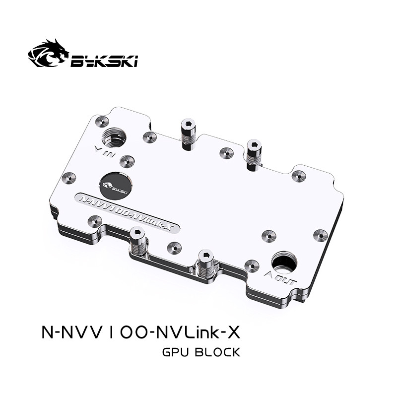 QinMSY GPU Water Block for NVIDIA V100 NVLink Video Card Cooled Radiator / N-NVV100-NVLink-X