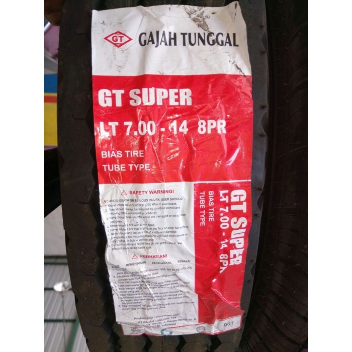 BAN LUAR GT RADIAL 700-14 8PR (L300/APV PICK UP/MEGA CARRY)