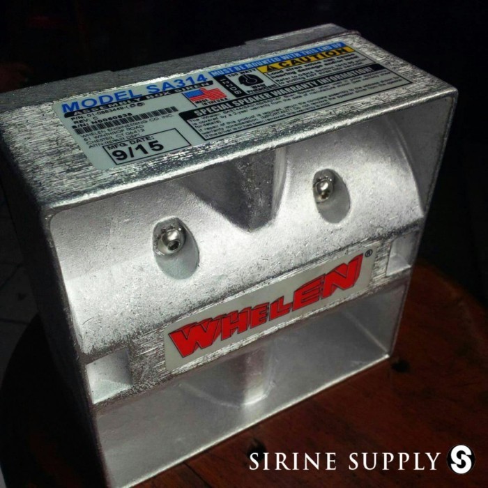 Whelen SA314 Speaker / SA 314