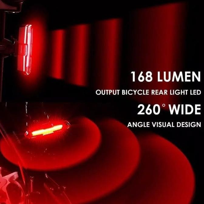 LAMPU BELAKANG SEPEDA LED. LAMPU SEPEDA TERANG
