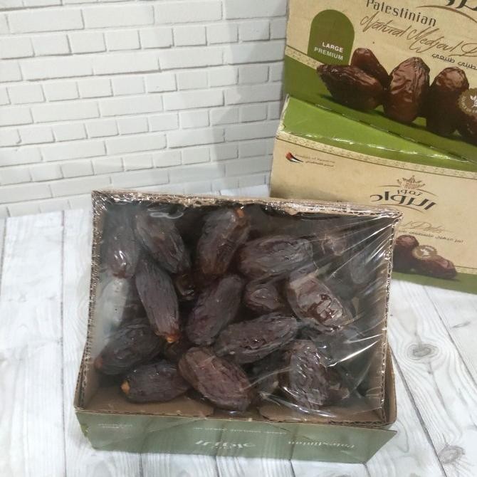

Buah Kurma Madjul Al -Roward Palestina Ukuran Large 1Kg. Original Pack Qwertystore322