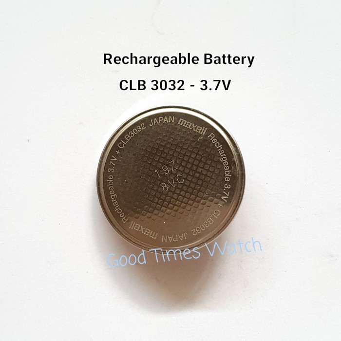 Battery G-Shock Gpr B1000 Clb 3032 3,7V Maxell Rechargeable Battery