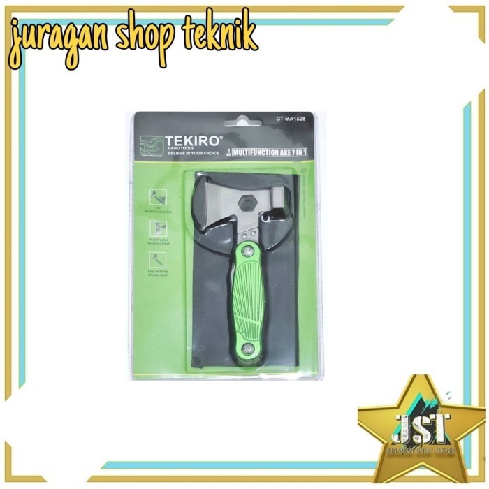 TERBARU Palu Kapak Lipat Tekiro Multifungsi 7 In 1 / Palu multifungsi