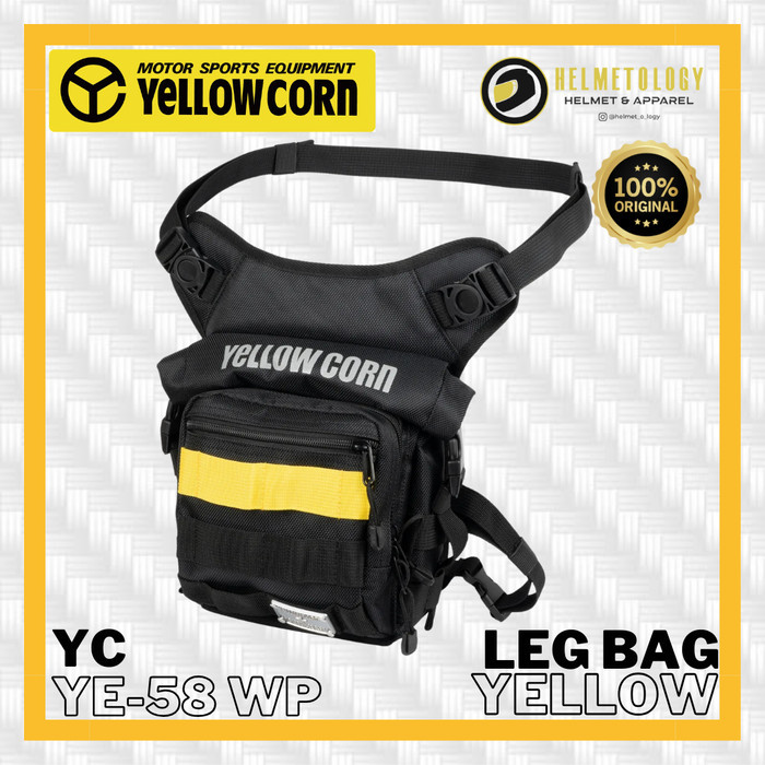 Yellowcorn YE-58 Leg Bag Yellow Waterproof Waistbag Tas Paha Yellow Corn Original