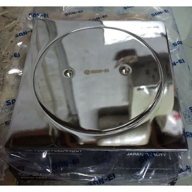 San-Ei Square Floor Clean Out 4 Inch HN 59