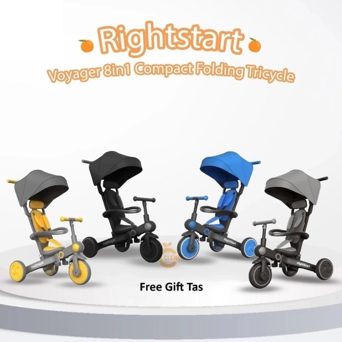 Right Start Voyager 7in1 & Voyager X 8in1Stroller Sepeda Dorong Anak