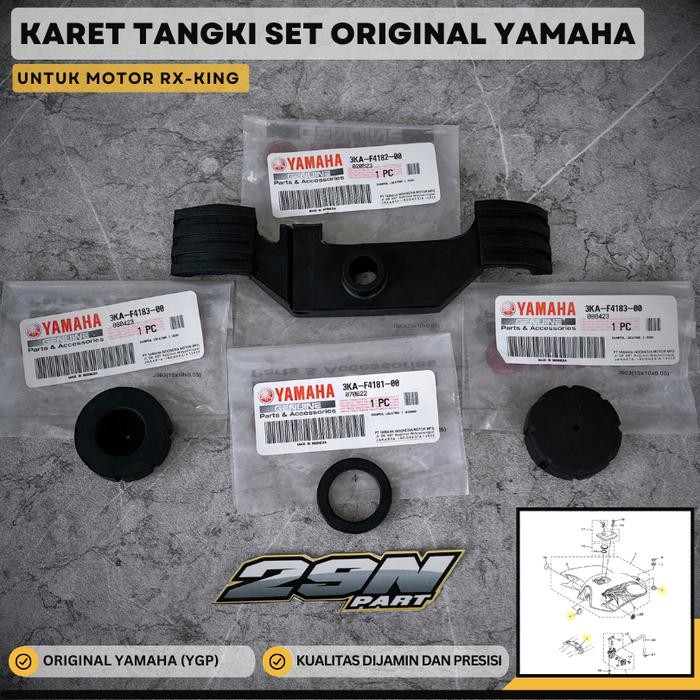 Karet Tangki RX King RXK RXS Series Full Set ORIGINAL Yamaha