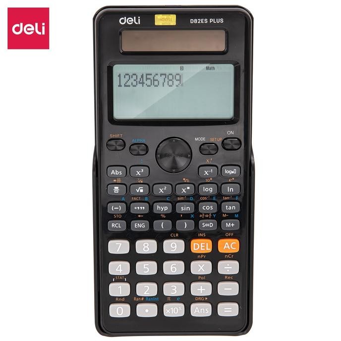 

Deli ED82ES Calculator/Kalkulator-252F Scientific Calculator