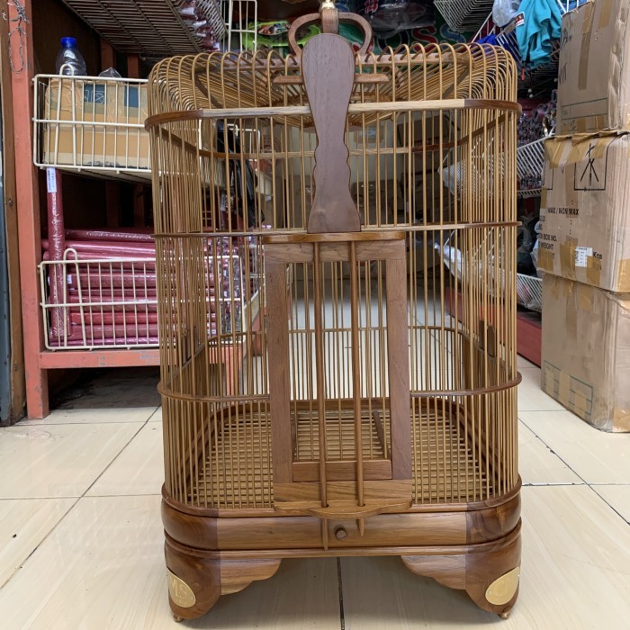 SANGKAR KANDANG ANIS OVAL JATI CMS PREMIUM