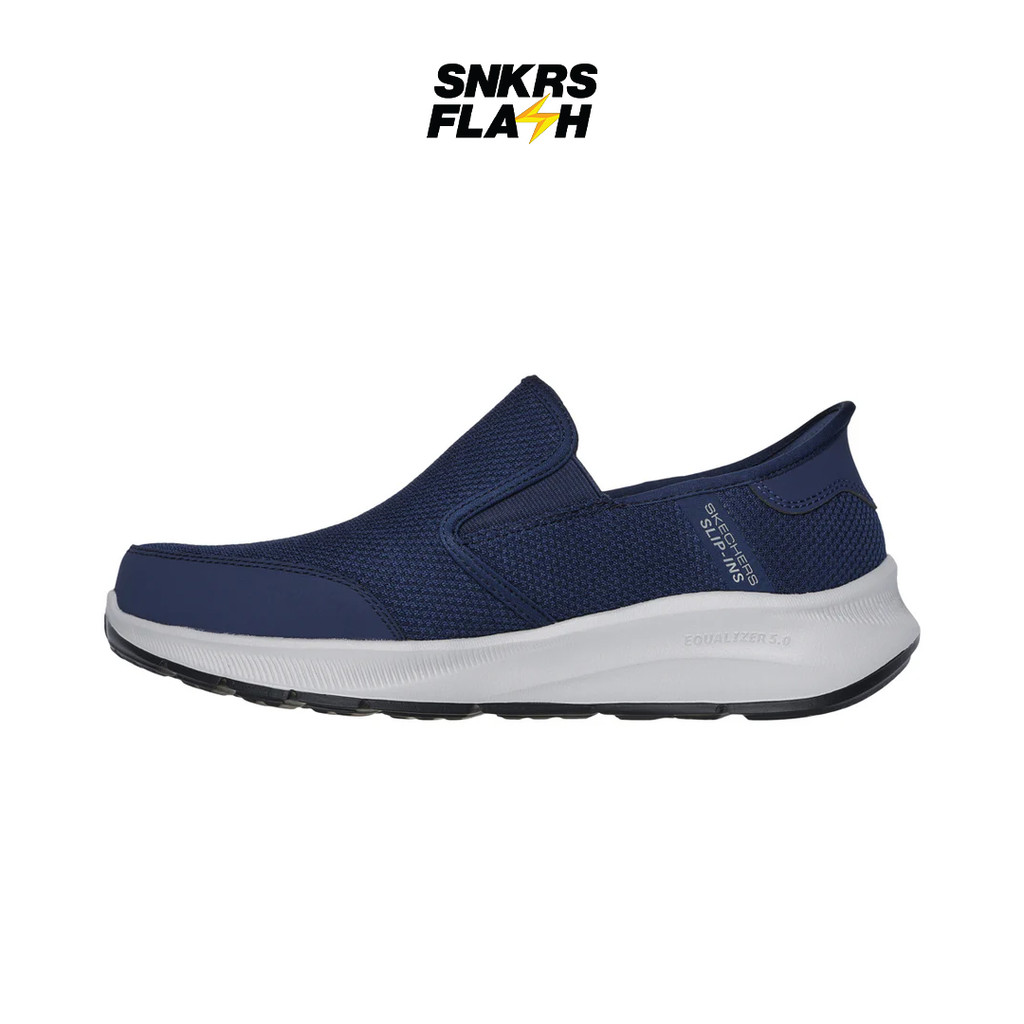 SKECHERS Sport Equalizer 5 Navy Sepatu Casual Pria - 232926NVY - Size 45.5