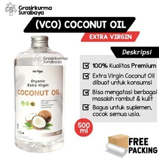 

Evco Extra Virgin Coconut Oil 500Ml Minyak Kelapa Murni Asli Vco Best Seller