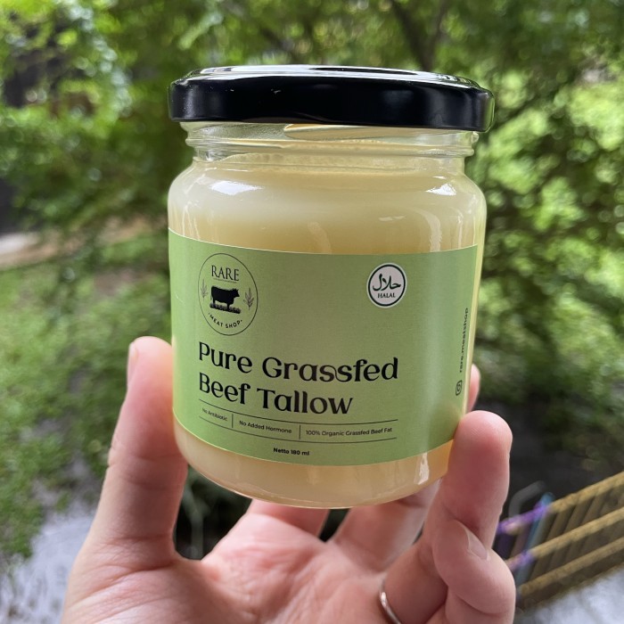 

Pure Grassfed Beef Tallow Jar Nett 180 Ml Best Seller