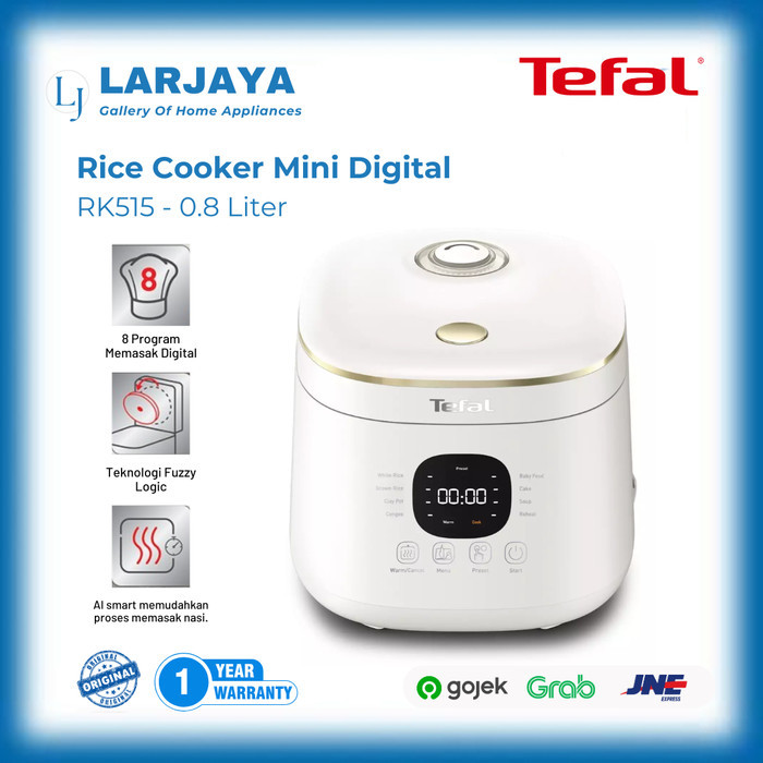 Tefal RK515 Rice Cooker Mini Digital Kapasitas 0.8 Liter