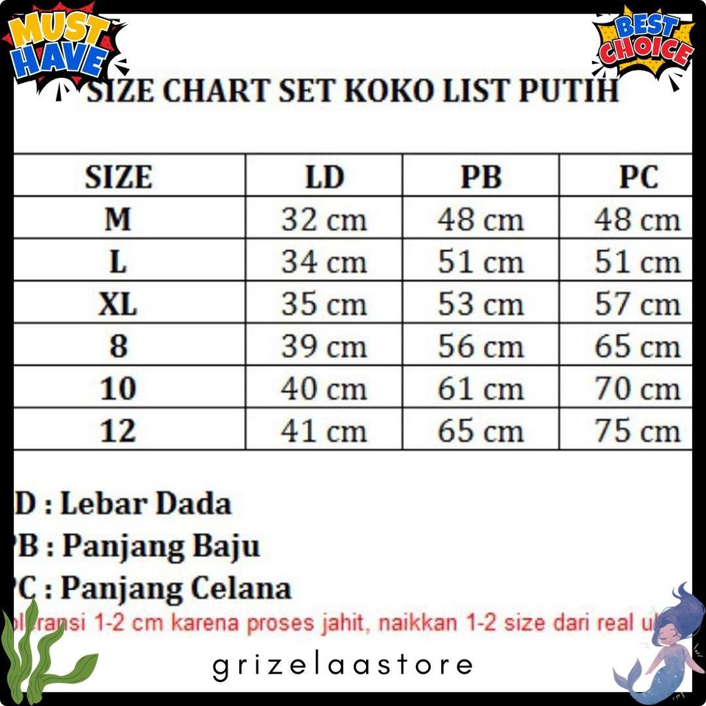 Setelan Muslim Koko Kurta Anak Laki Laki Putih Lengan Pendek Baju Manasik Haji Usia 2-10 Th Diskon S