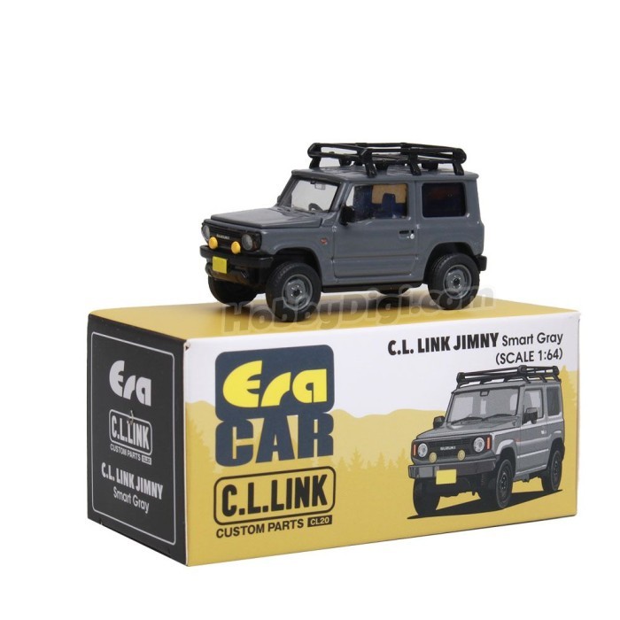 SU21JS97 ERA CAR C.L.LINK SUZUKI JIMNY SMART GRAY CL DIECAST ERACAR