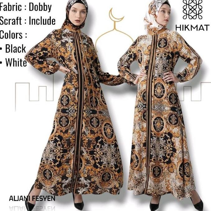 Abaya Hikmat Fashion Original A8847-05 Original