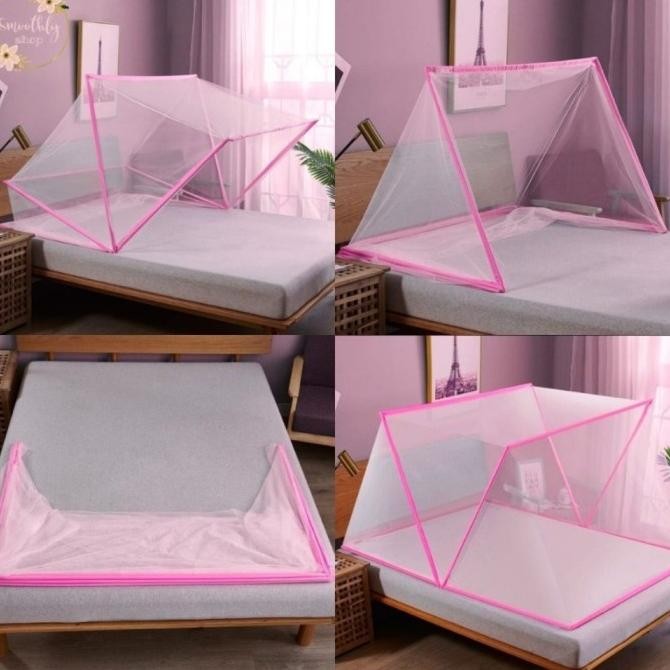 Promo Kelambu Nyamuk Kotak Lipat 180X190/Kelambu Lipat/Kelambu Kotak Lipat