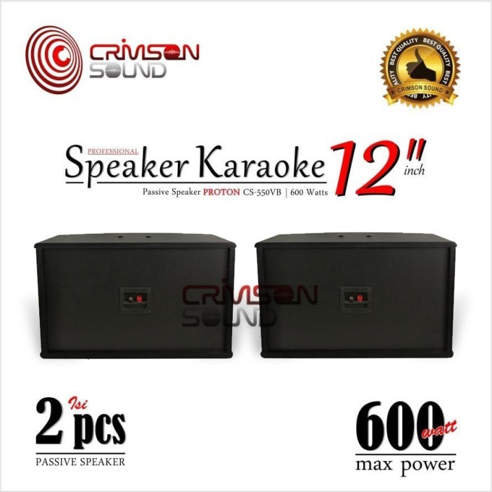 Speaker Karaoke Proton 12 Inch CS-550 VB Terbaru Berkualitas